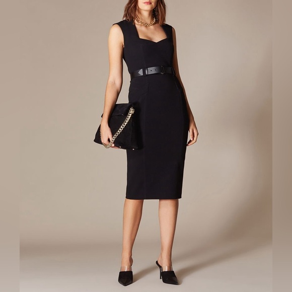 Karen Millen Dresses & Skirts - Karen Millen Forever Sleeveless Belted Midi Dress